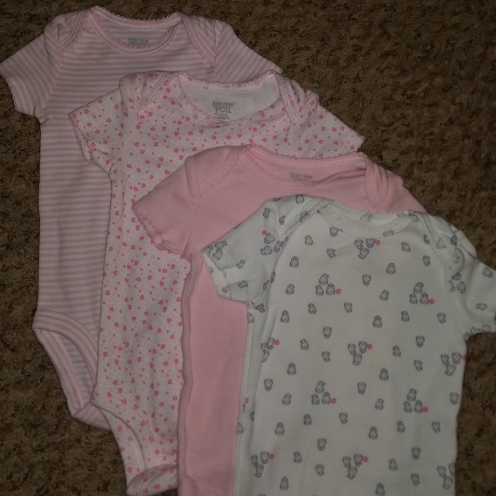 Beautiful baby pink onsies